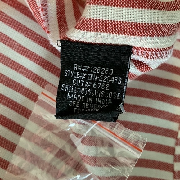 Velvet Heart  Retro 80s Ebroidered Neck Tie Button Down Shirt Size Large NWT - Picture 13 of 16